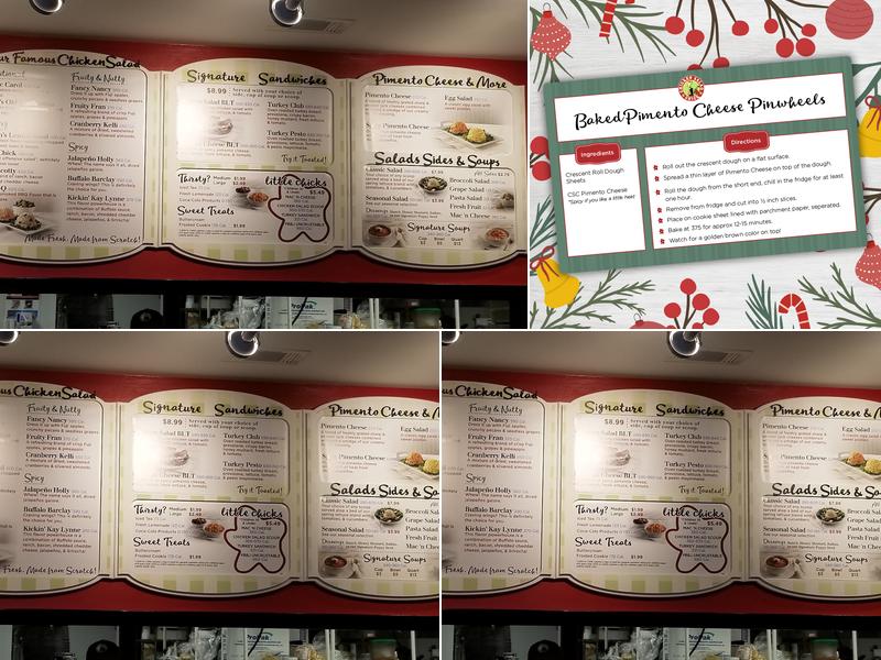 Chicken Salad Chick Menu