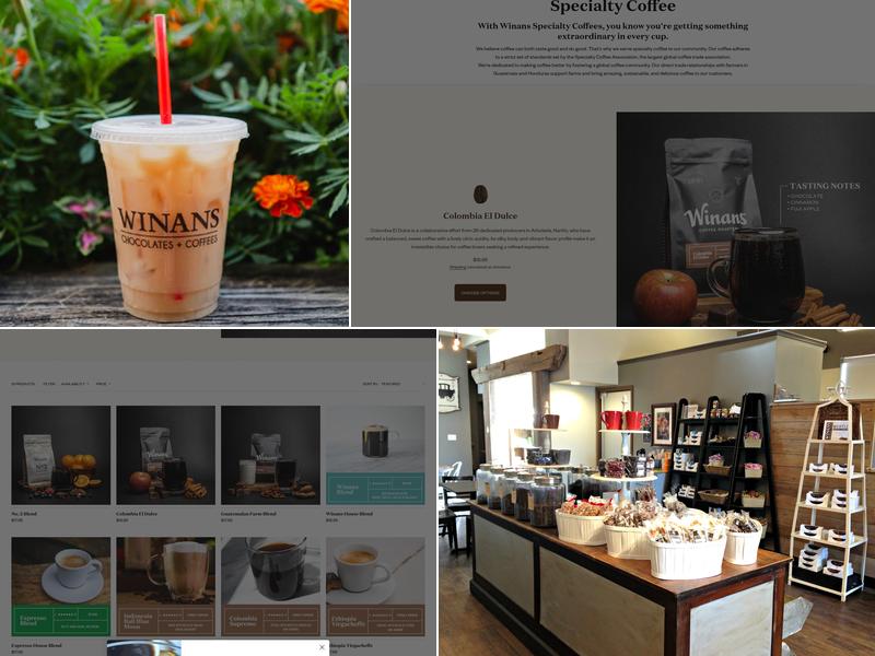 Winans Coffee & Chocolate Menu