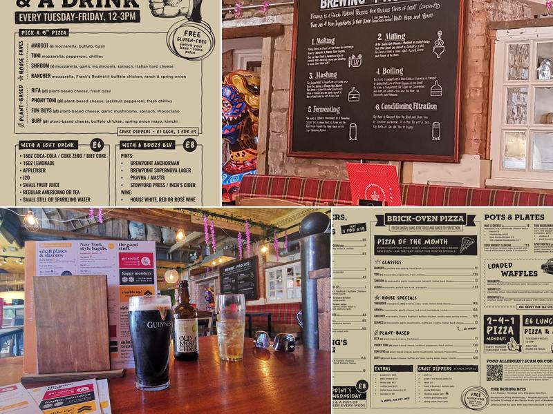 Queen's Head, Peterborough Menu