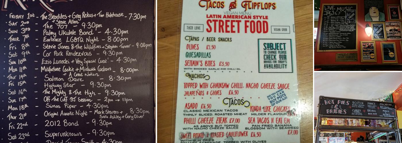 The Ostrich Inn Menu