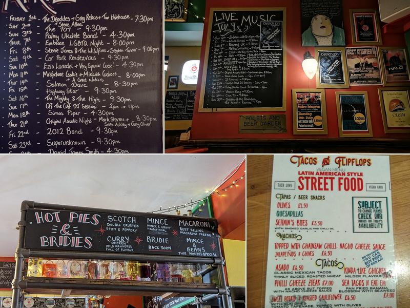 The Ostrich Inn Menu