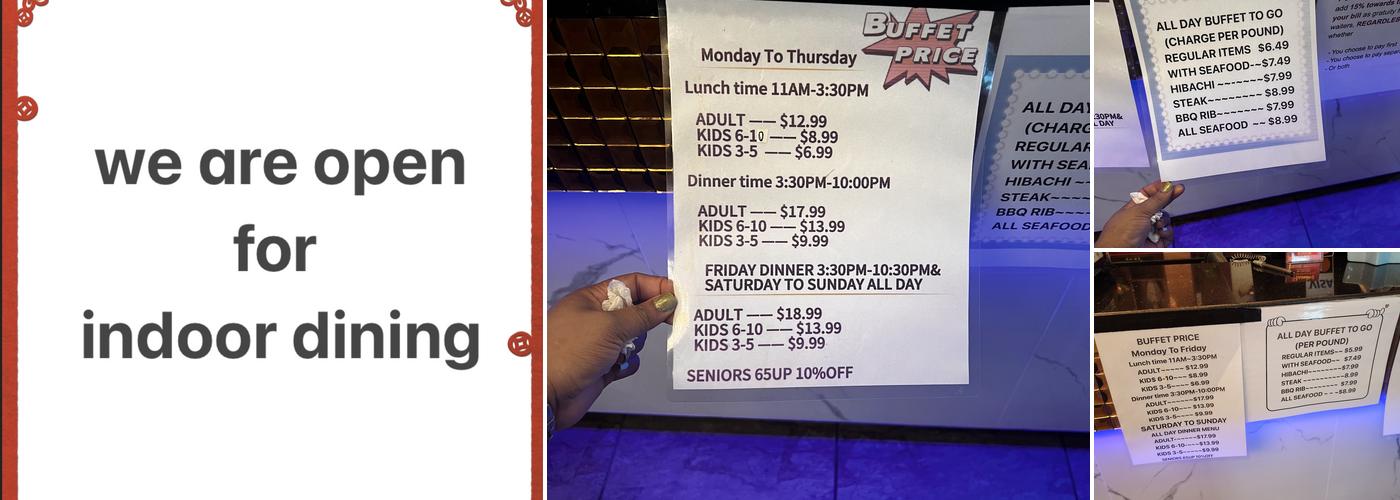 flaming grill Menu