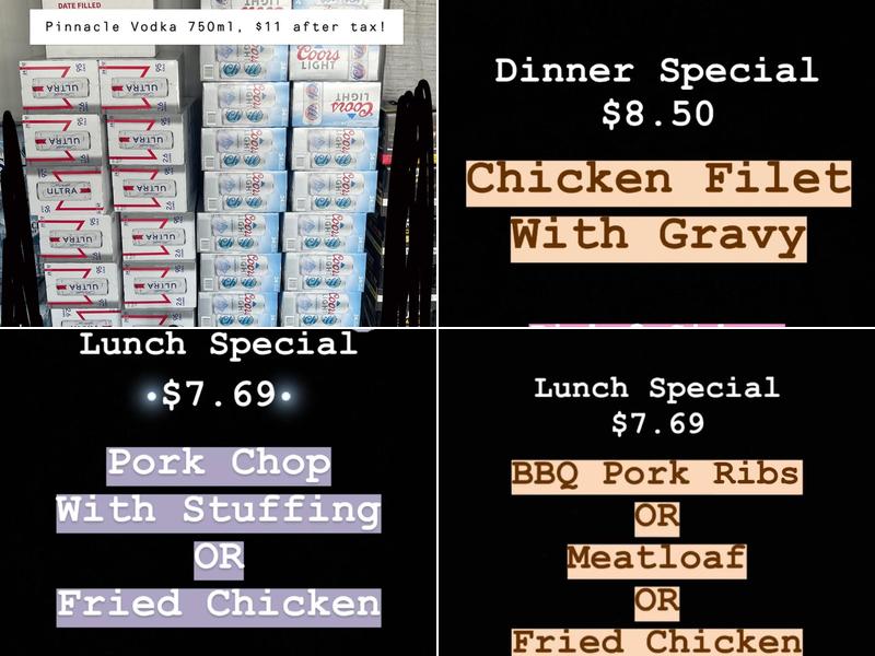 Judy's Truck Stop Menu