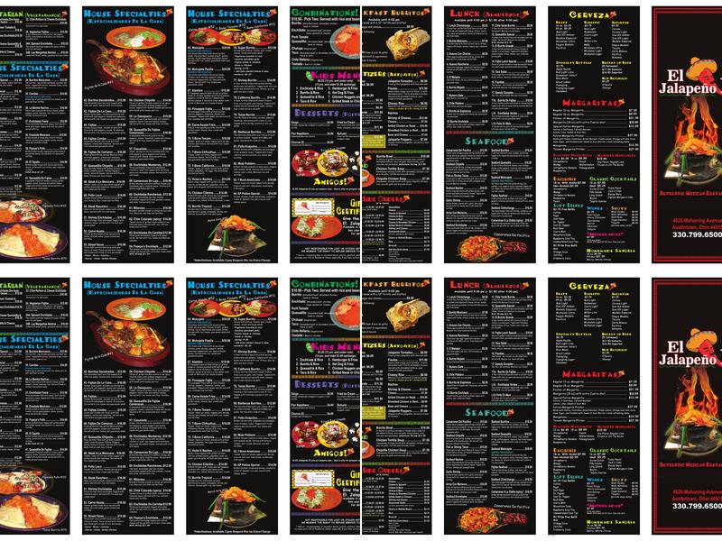 Sr. Jalapeno Struthers Menu