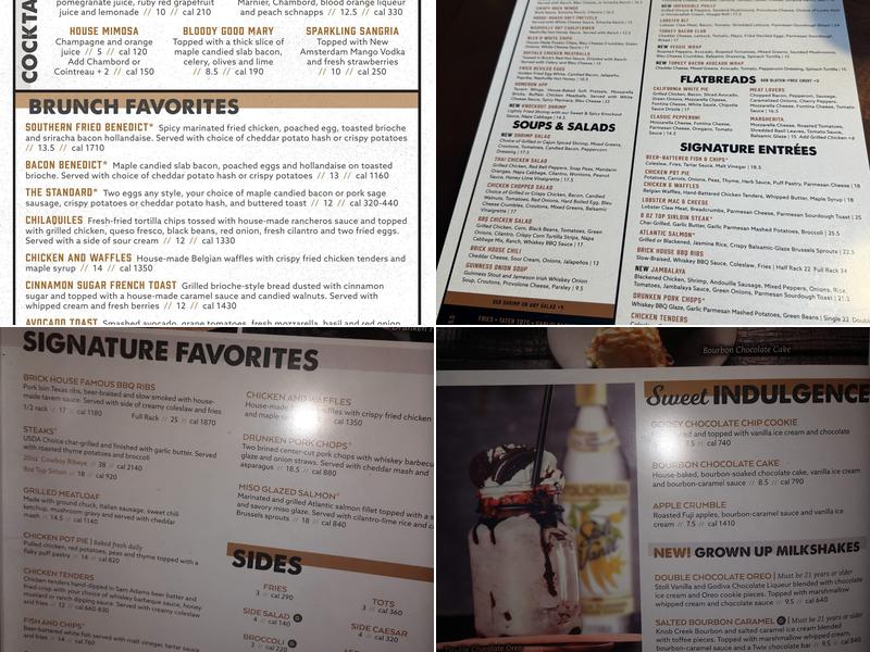 Brick House Tavern + Tap Menu