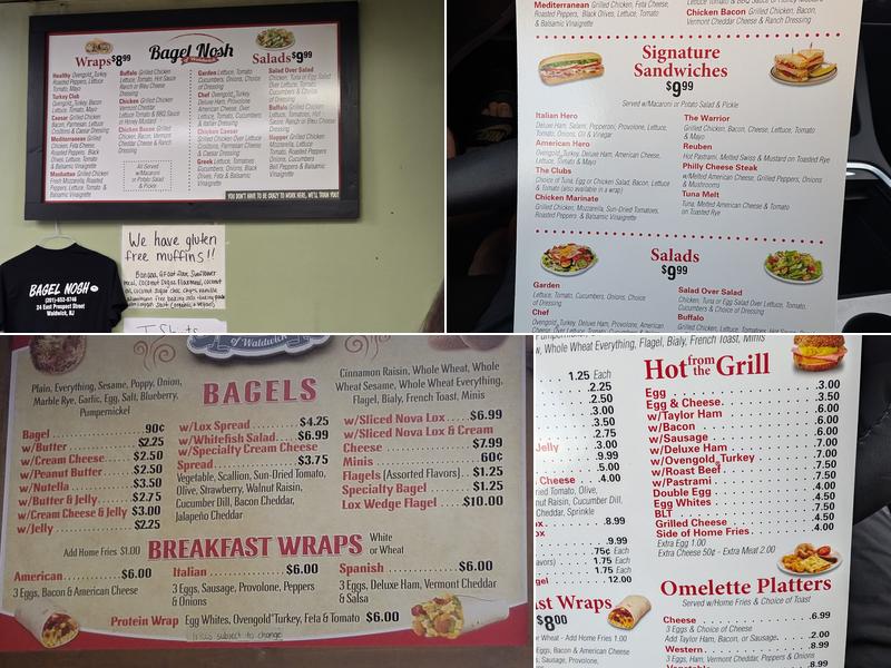 Bagel Nosh of Waldwick Menu
