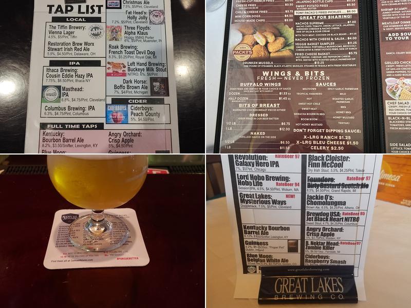 Clover Club Sports Tavern & Eatery Menu