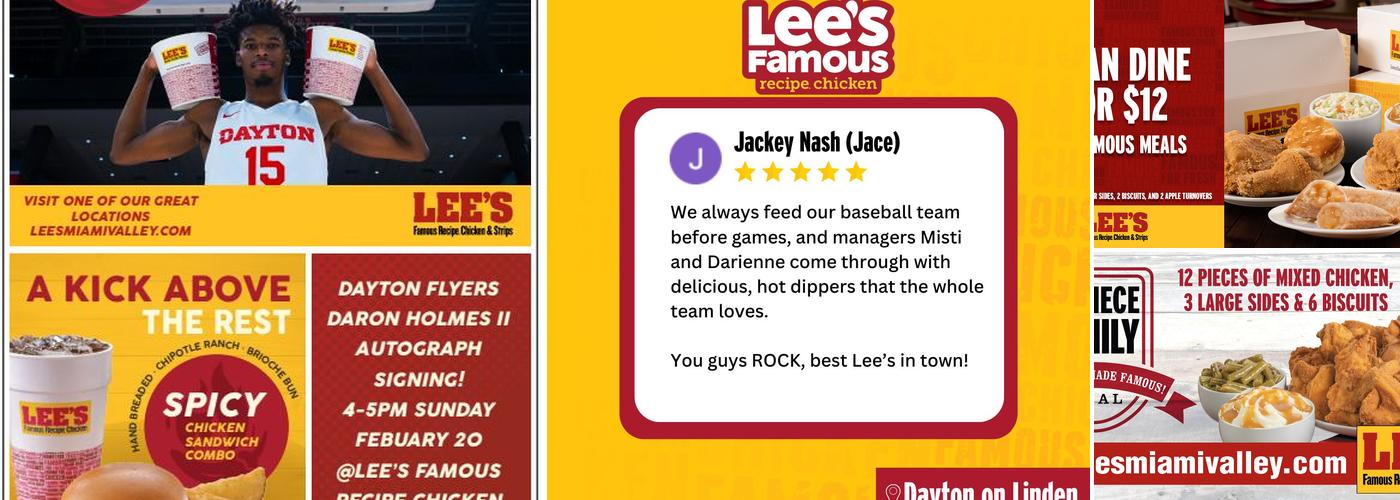 Lee's Famous Recipe Chicken Menu