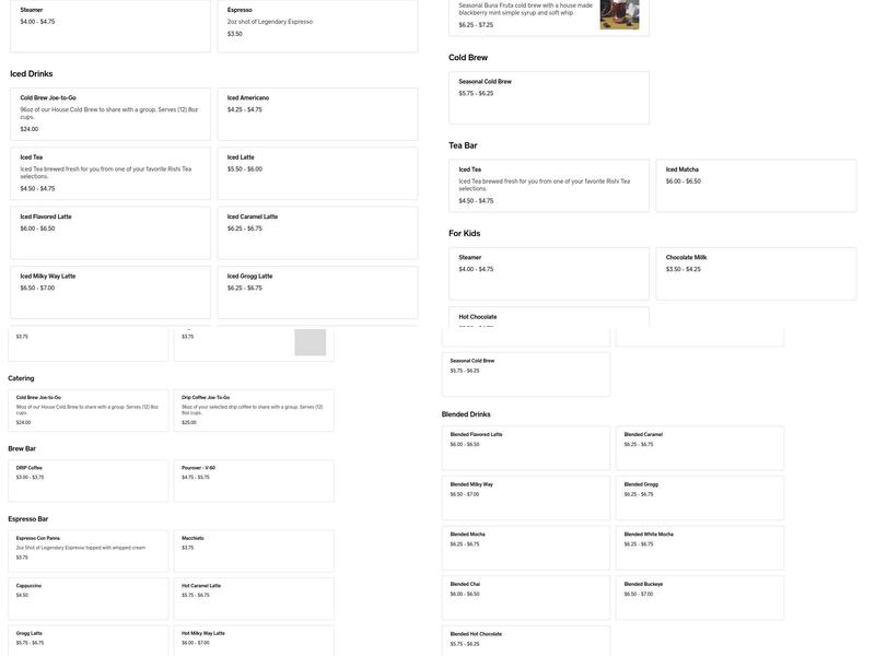 Boston Stoker Coffee Co. Menu