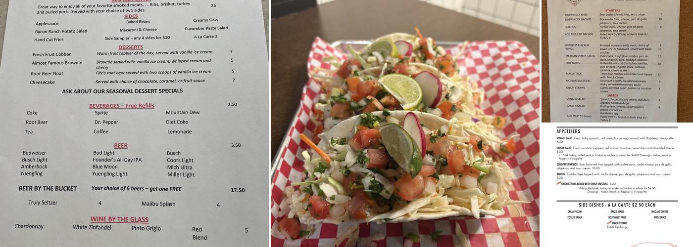 B-Man BBQ Menu