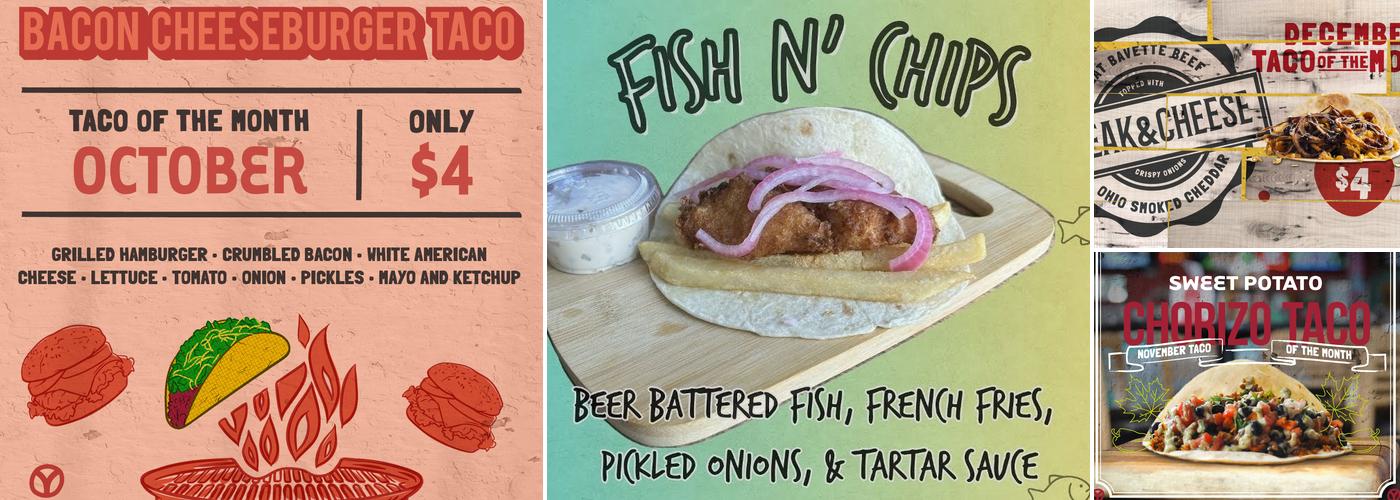 Yabo's Tacos - Westerville Menu