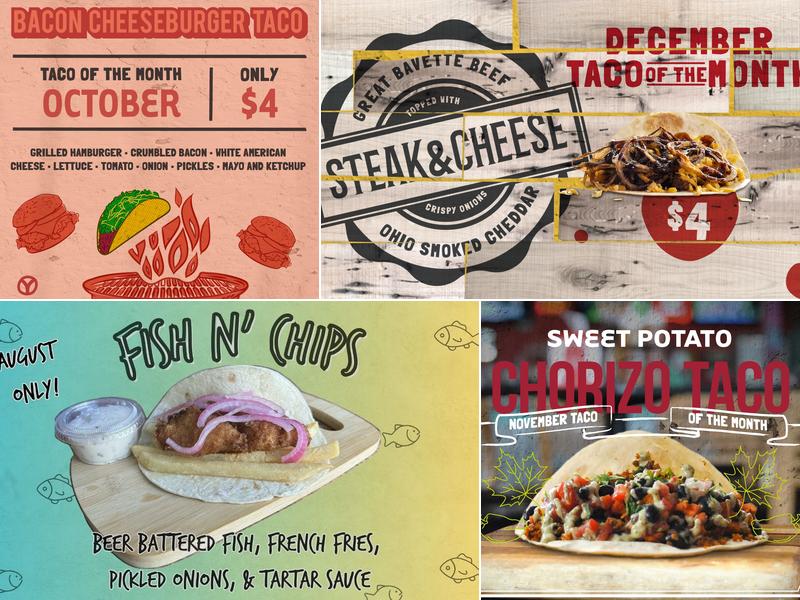 Yabo's Tacos - Westerville Menu