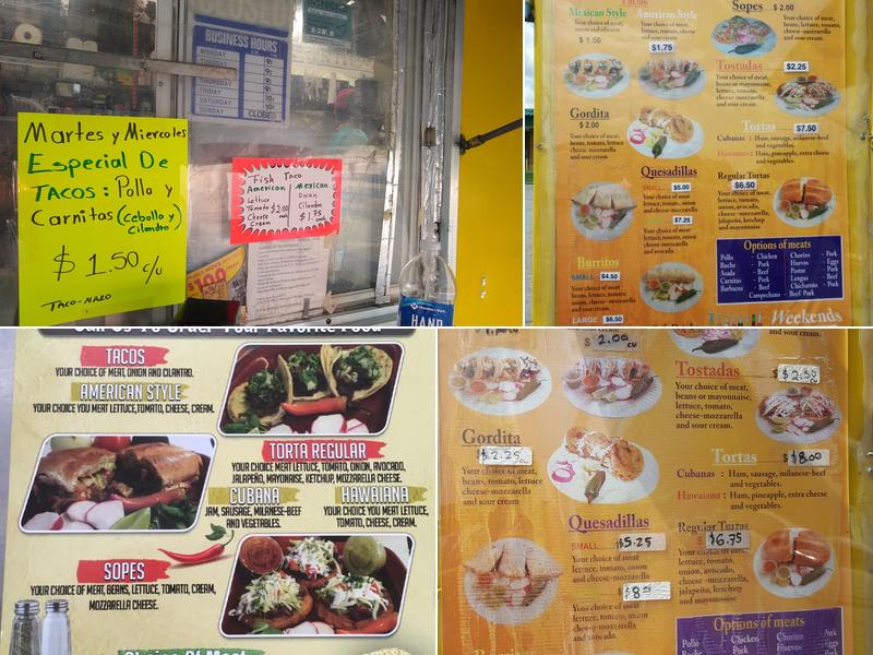 Taco Nazo (Taco Truck) Menu