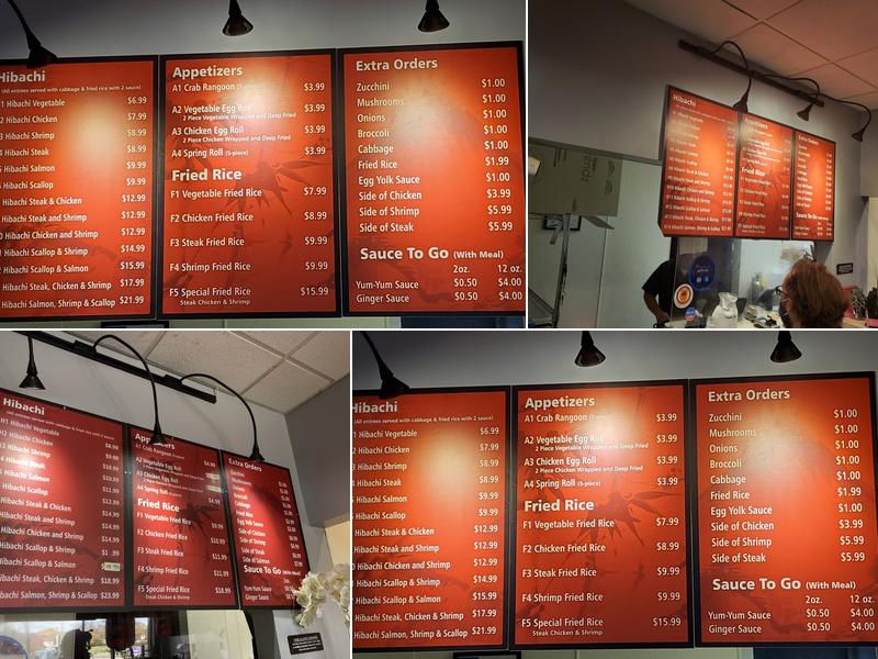 Hibachi Express Menu