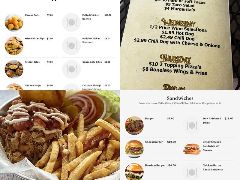 Grafton Pub Menu