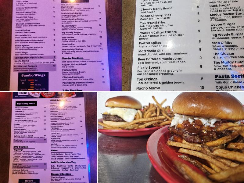 Ugly Duck Menu