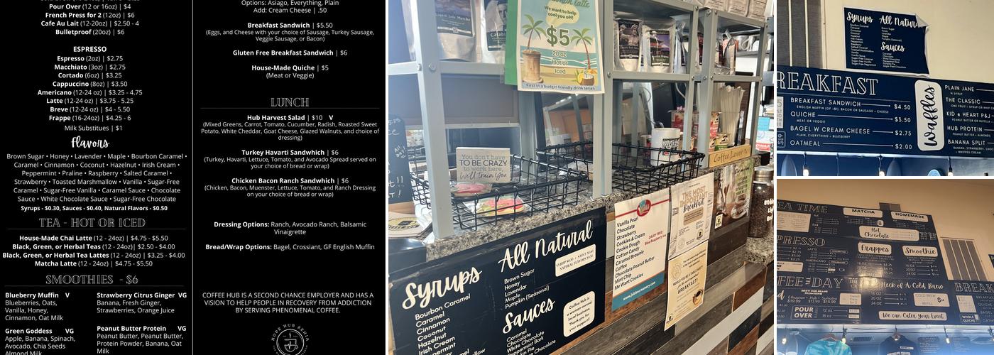 Coffee Hub Xenia Menu