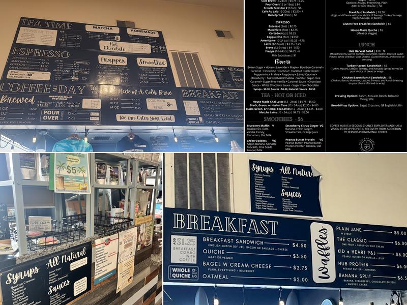 Coffee Hub Xenia Menu