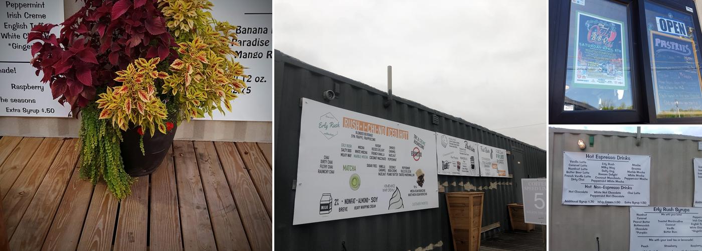 Erly Rush Drive Thru Menu