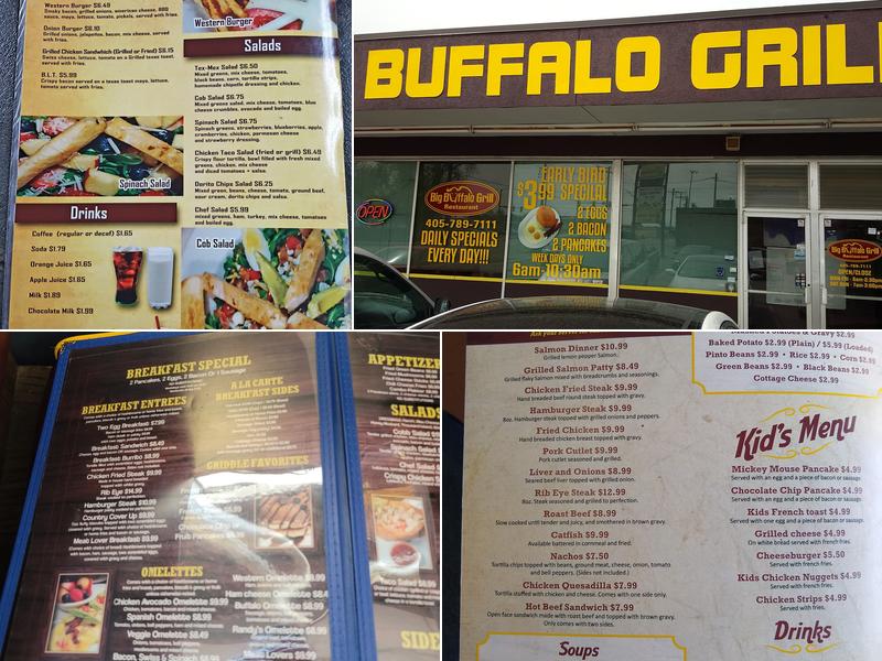 Big Buffalo Grill Menu