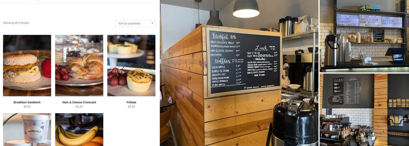 Vacca Coffeehouse Menu