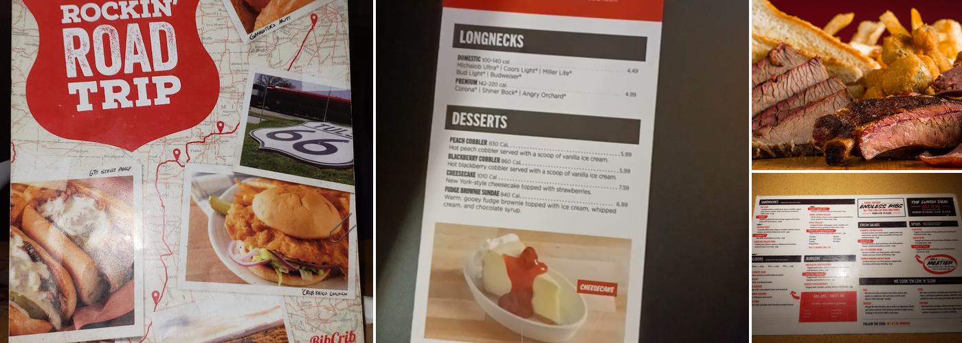 RibCrib BBQ Menu