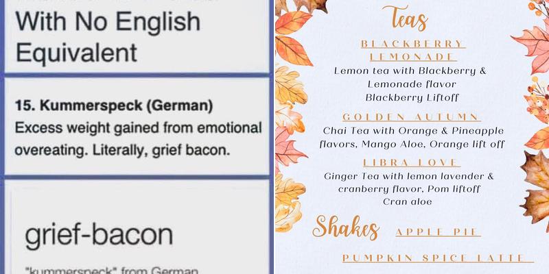 Spartan Nutrition Menu