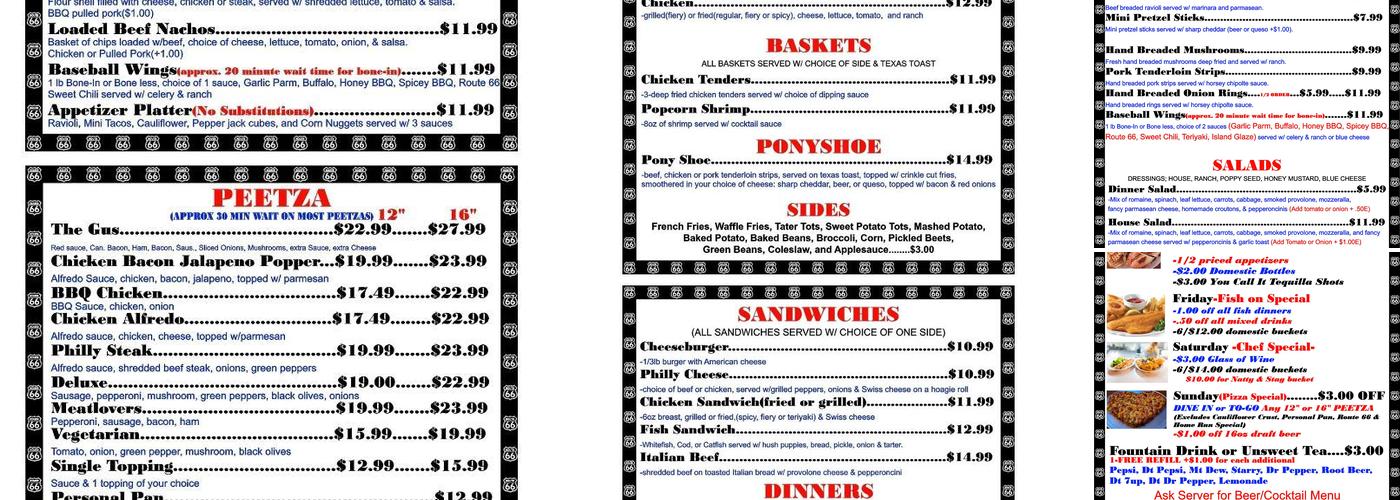 DeCamp Station Menu
