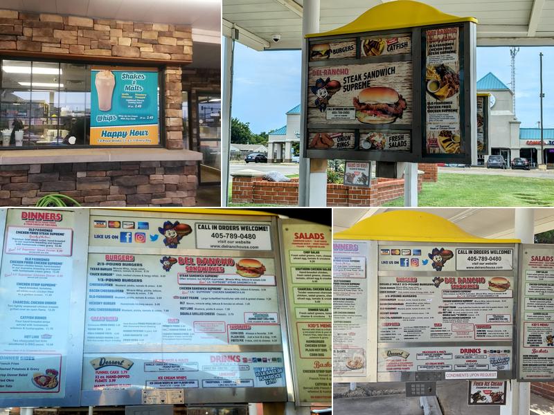 Del Rancho - NW OKC Menu