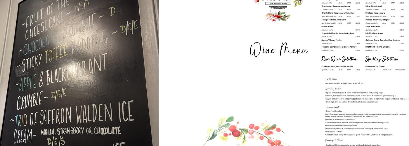 The British Queen Menu