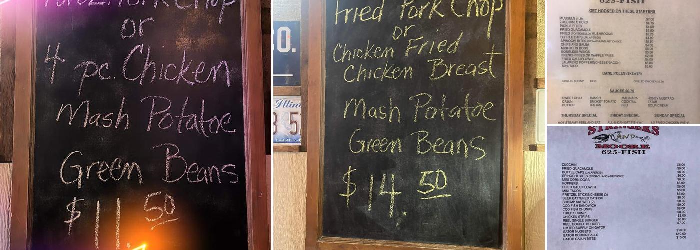 Stringers and Moore LLC Menu