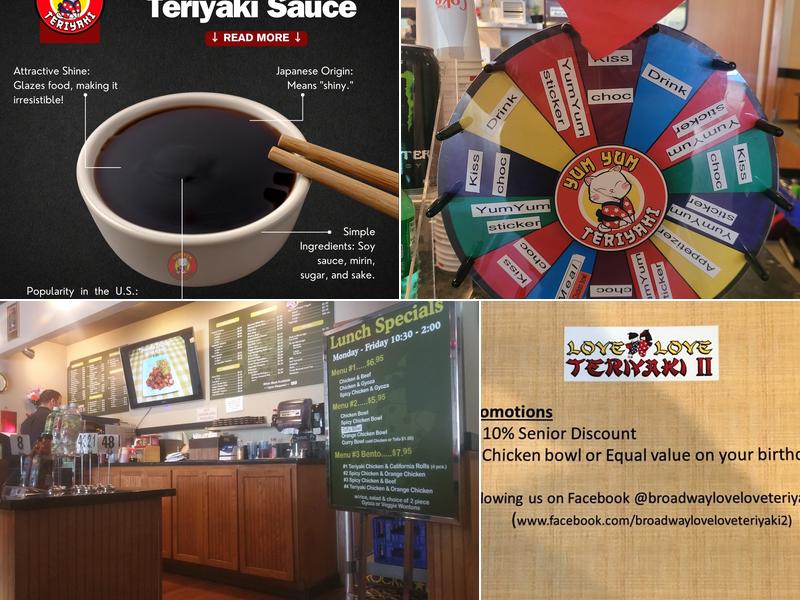 Yum Yum Teriyaki Menu