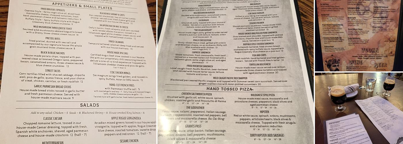 Climate City Brewing Company Menu