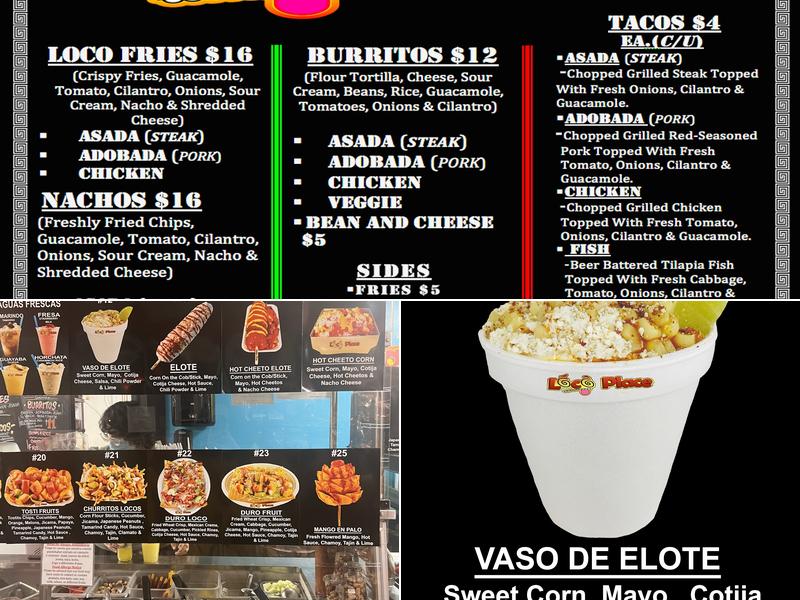 Loco Place Menu