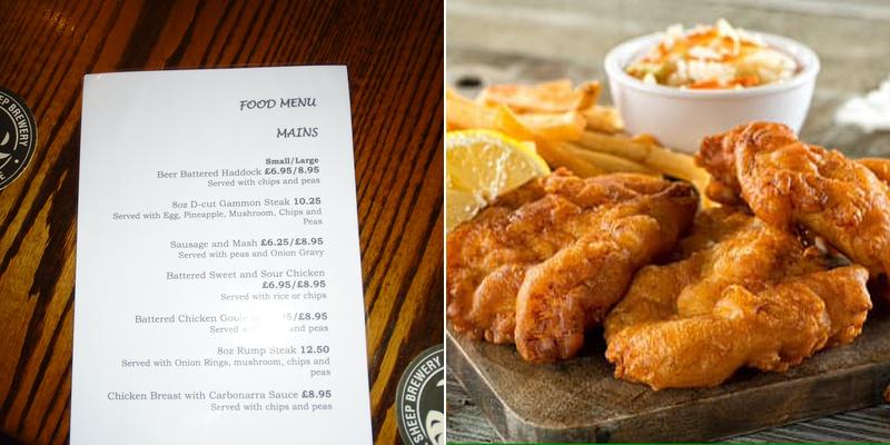 White Horse Inn Menu