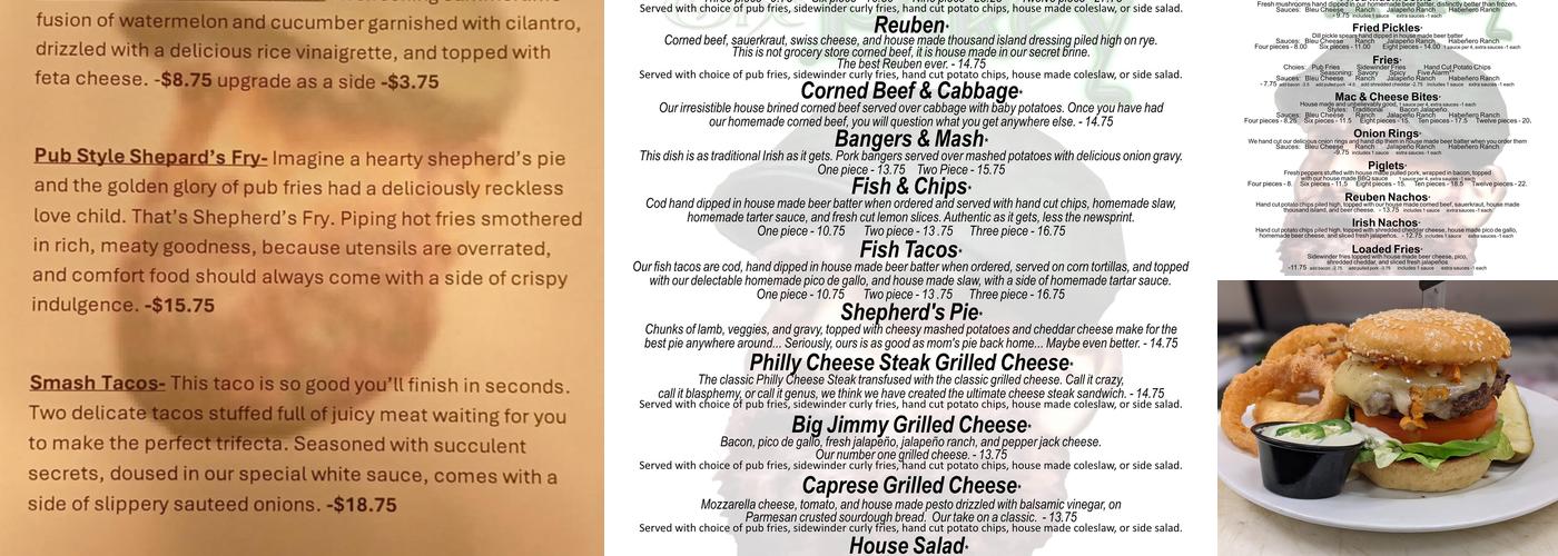 The Pikey Menu
