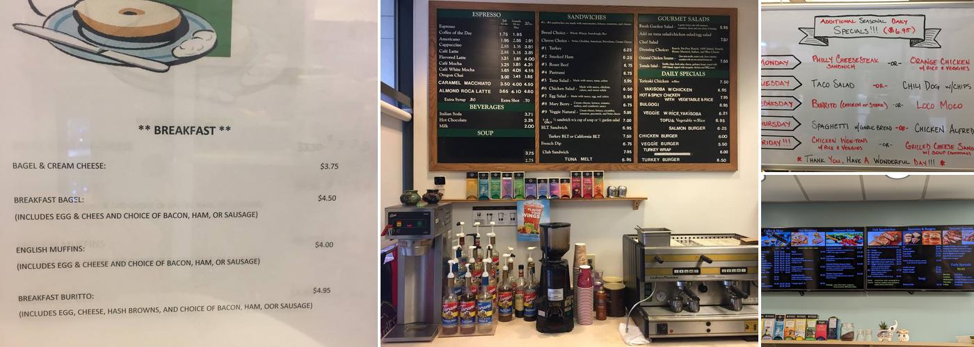 River Forum Café Menu