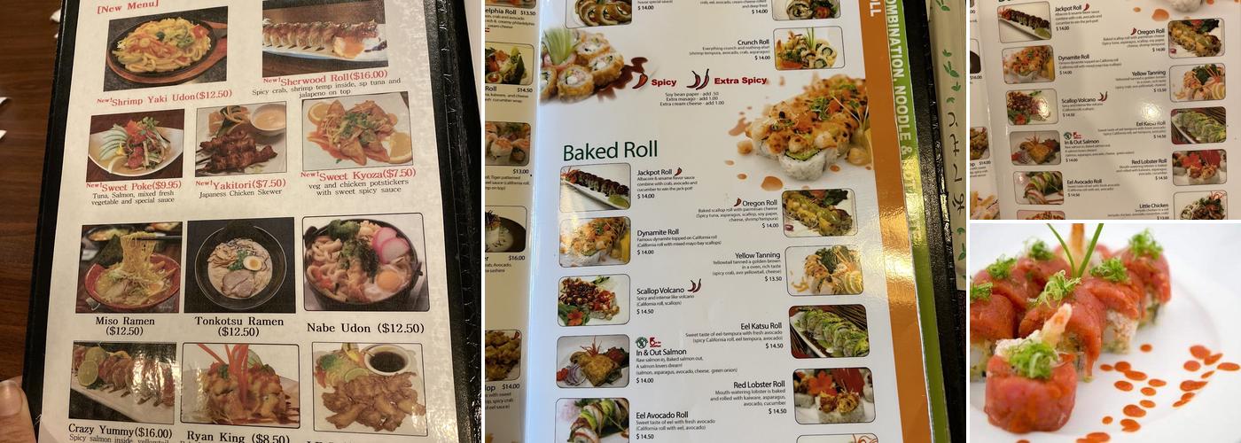 Crazy Sushi Menu