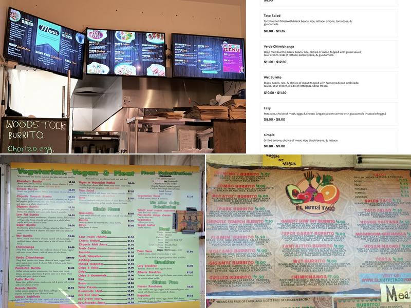 El Nutri Taco | Woodstock Menu