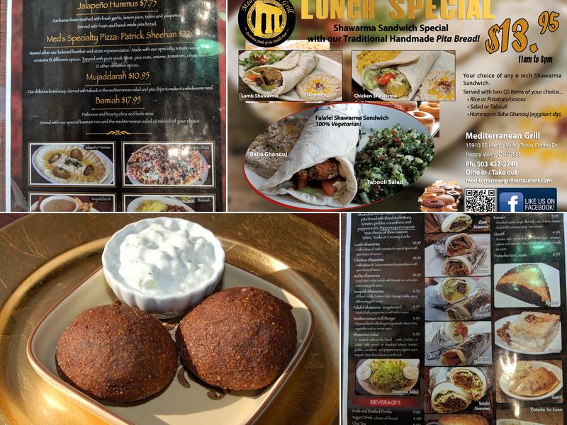 Mediterranean Grill Menu