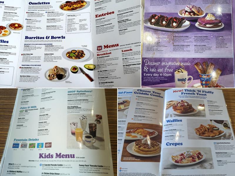 IHOP Menu