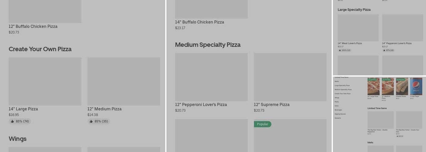 Pizza Hut Menu