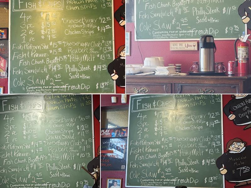 Gaffer's Pub Menu