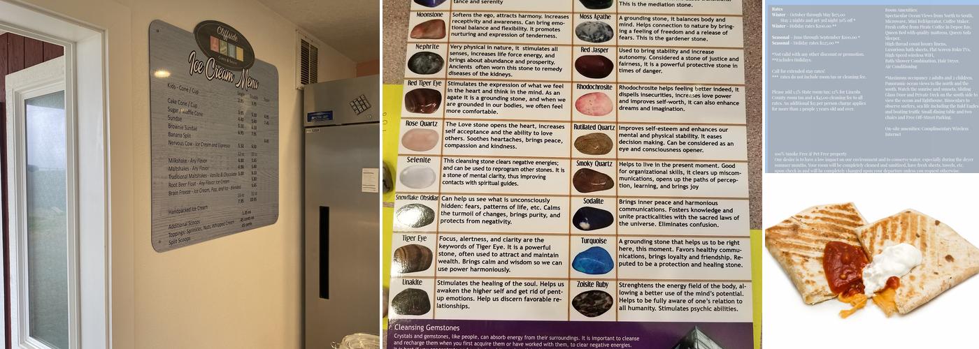 Cliffside Coffee & Sweets Menu