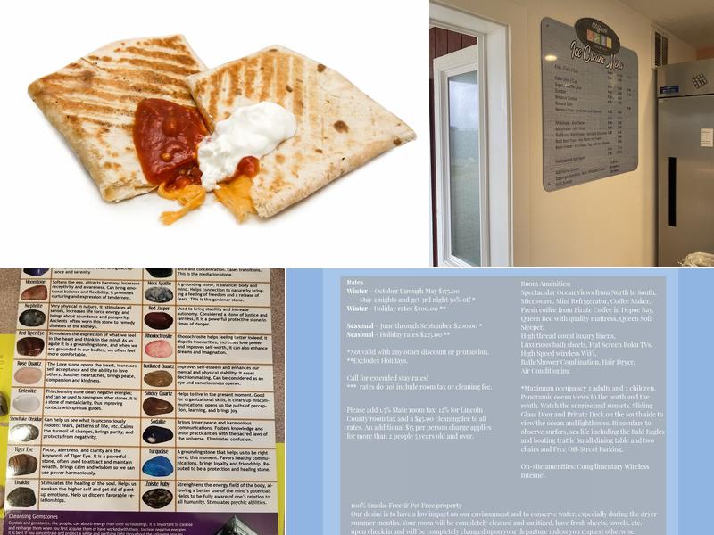 Cliffside Coffee & Sweets Menu