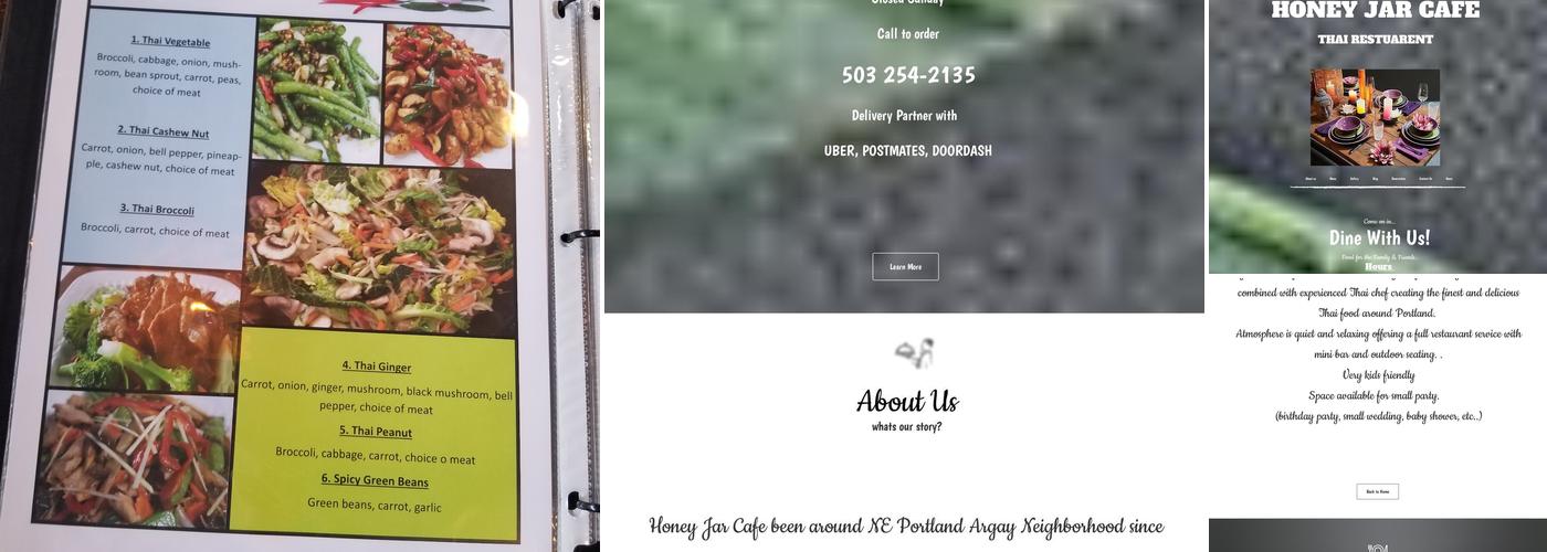 Honey Jar Cafe (Thai) Menu