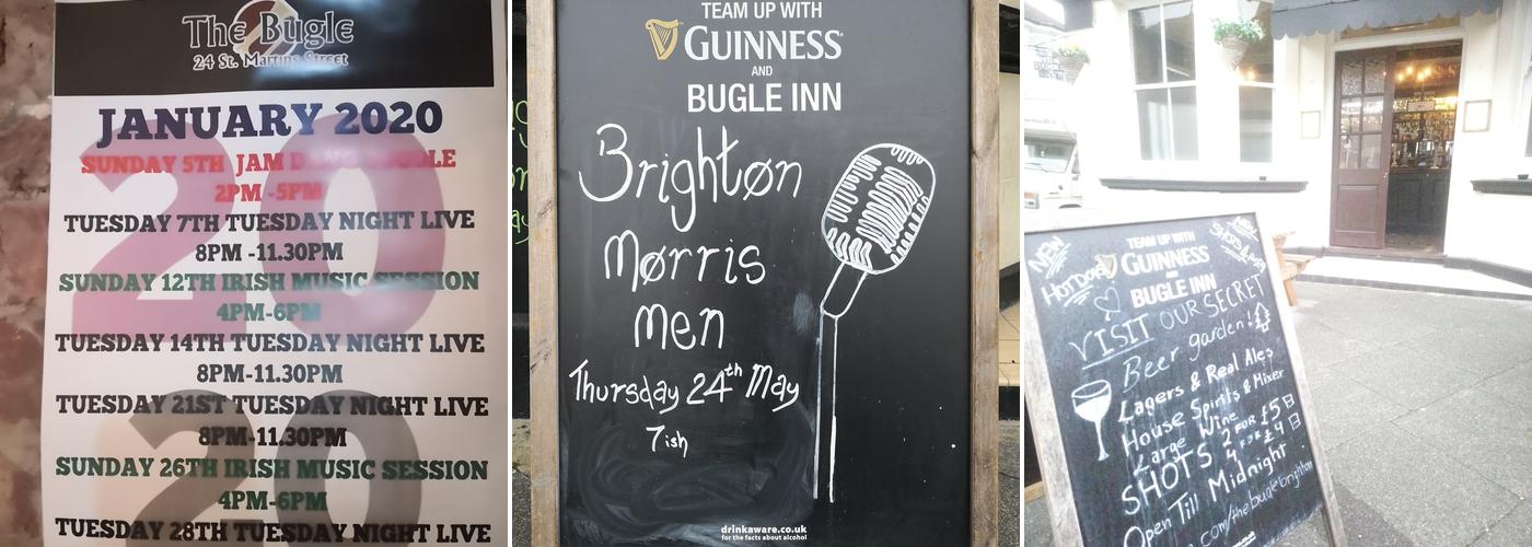 The Bugle Inn Menu