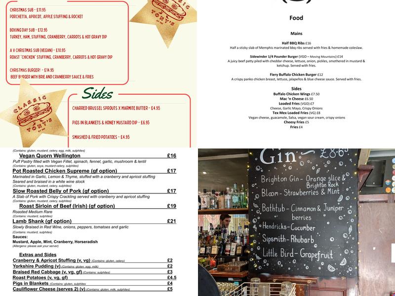 The Sidewinder Menu