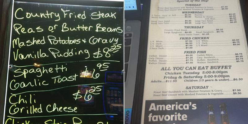 Mendon's Diner & Tap Menu