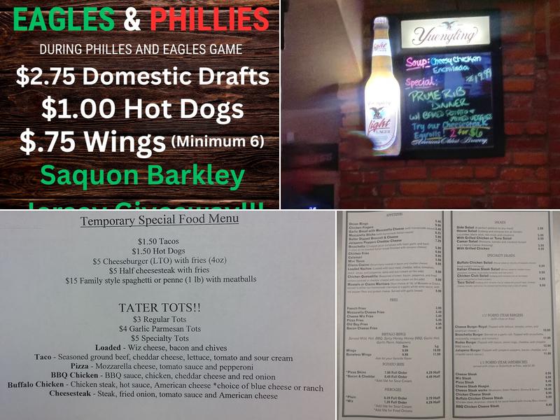 Montella's Sports Bar & Pub Menu